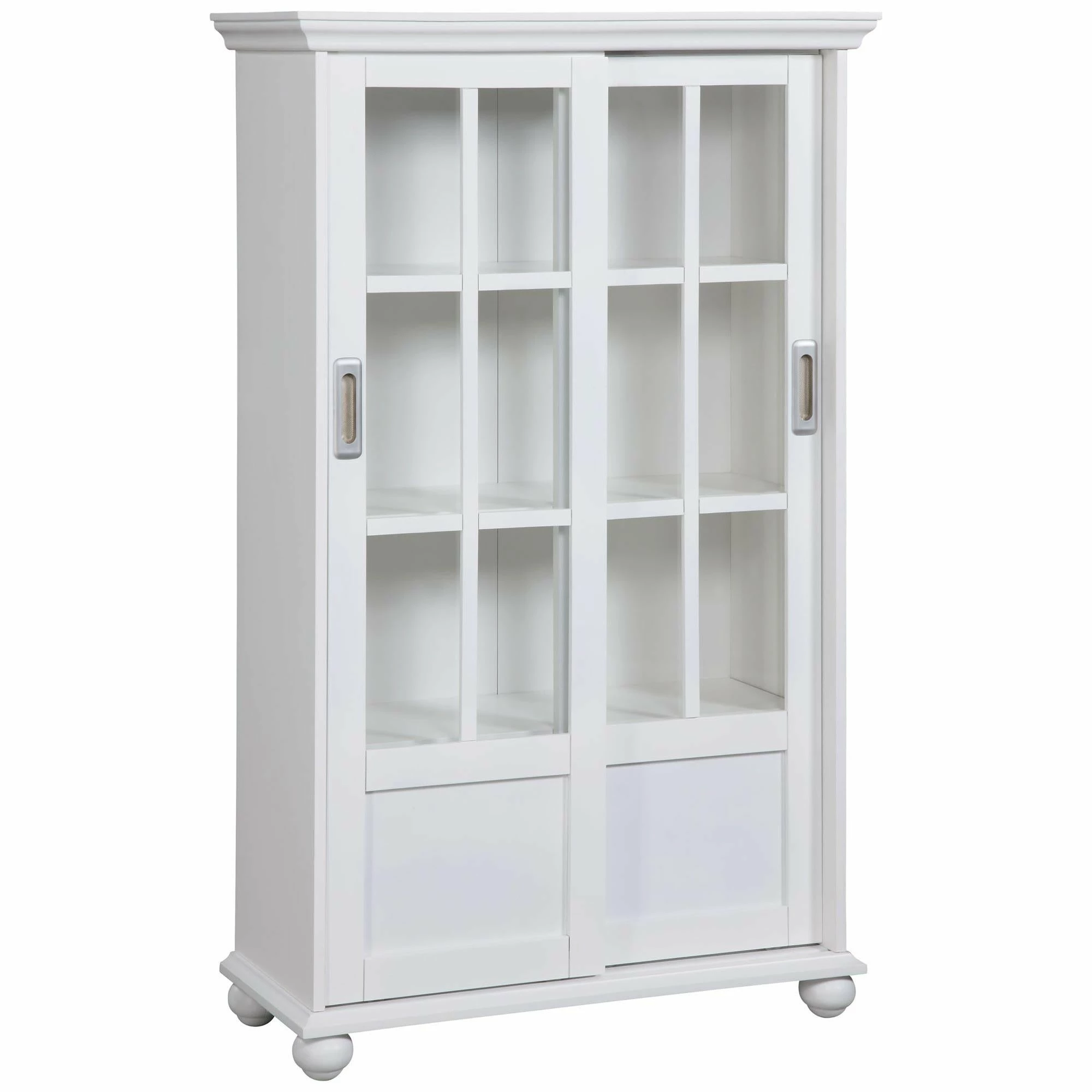 New ๐ Avenue Greene Abbeywood Bookcase With Sliding Glass Doors Pale Blue โญ - Image 15