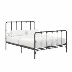 Promo 👏 Avenue Greene Alicia Farmhouse Metal Bed Grey ⭐ -Avenue Greene Shop Avenue Greene Alicia Farmhouse Metal Bed e53089a6 a07b 4cd6 9fd3 398cb42dac1c