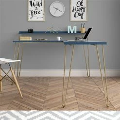 Buy π Avenue Greene Archwood L Desk With Riser Natural/white π― 20 Buy π Avenue Greene Archwood L Desk With Riser Natural/white π― -Avenue Greene Shop Avenue Greene Archwood L Desk with Riser 3
