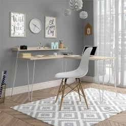 Buy π Avenue Greene Archwood L Desk With Riser Natural/white π― 24 Buy π Avenue Greene Archwood L Desk With Riser Natural/white π― -Avenue Greene Shop Avenue Greene Archwood L Desk with Riser 7