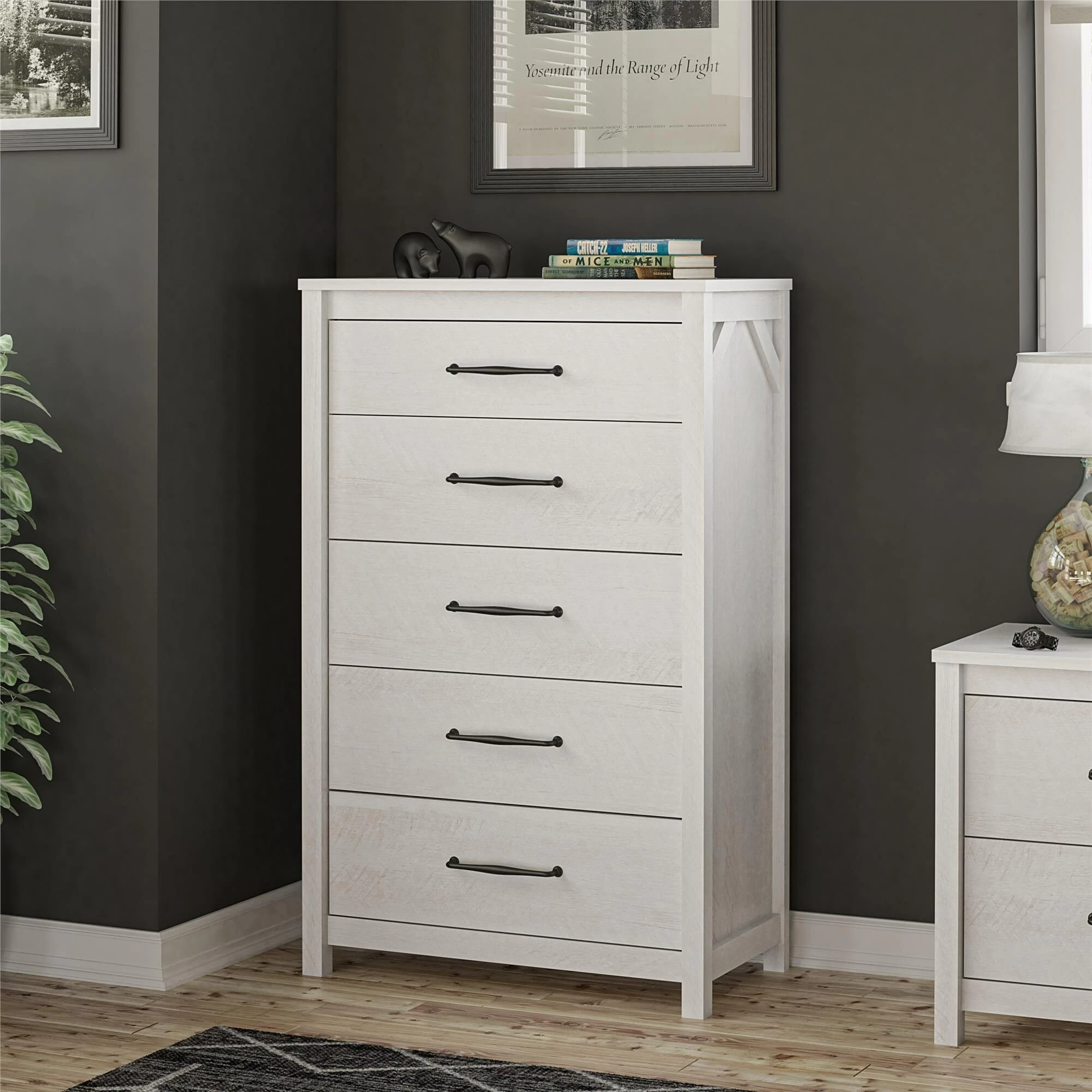 Flash Sale โค๏ธ Avenue Greene Augusta 5 Drawer Tall ๐ Dresser Natural ๐ - Image 3