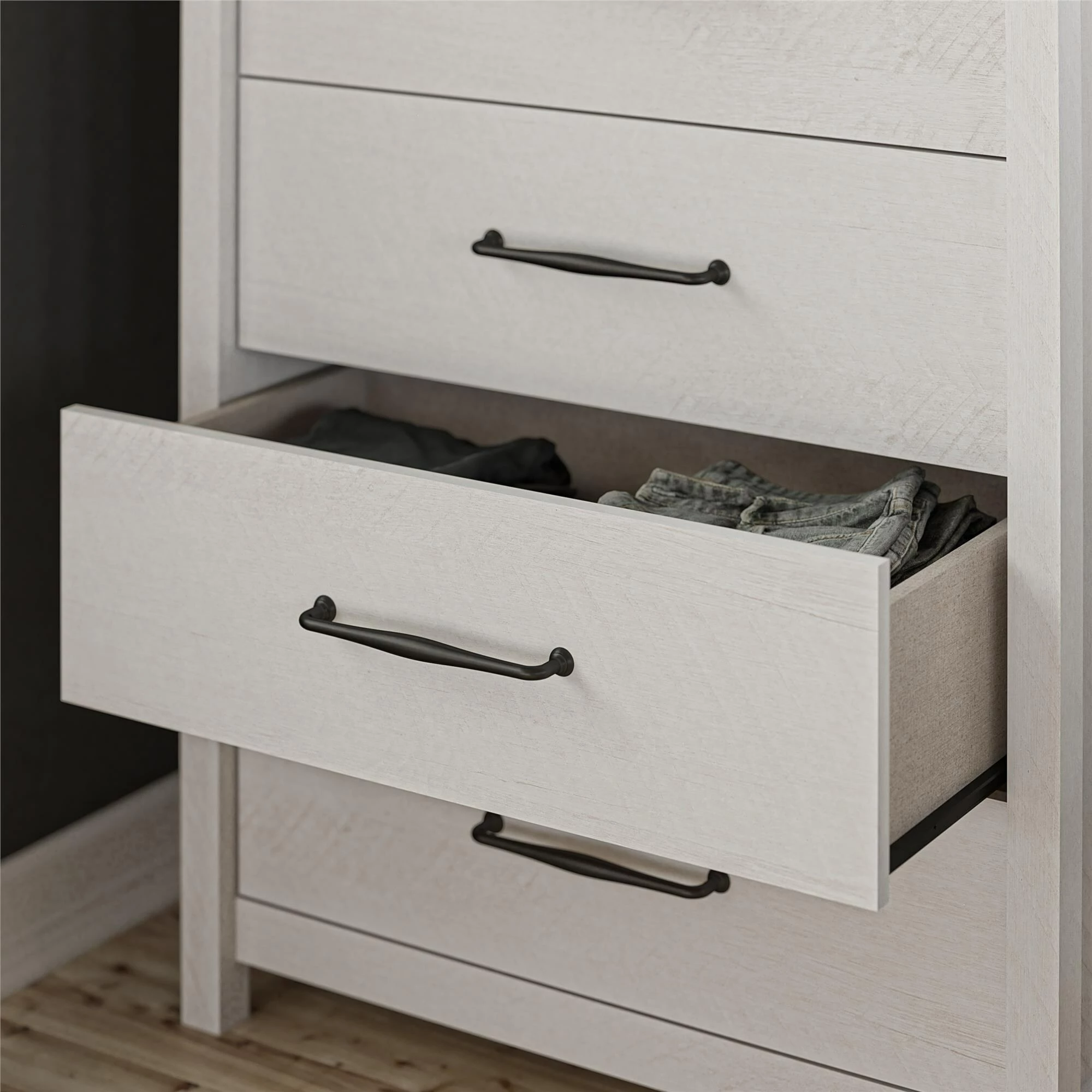 Flash Sale โค๏ธ Avenue Greene Augusta 5 Drawer Tall ๐ Dresser Natural ๐ - Image 7