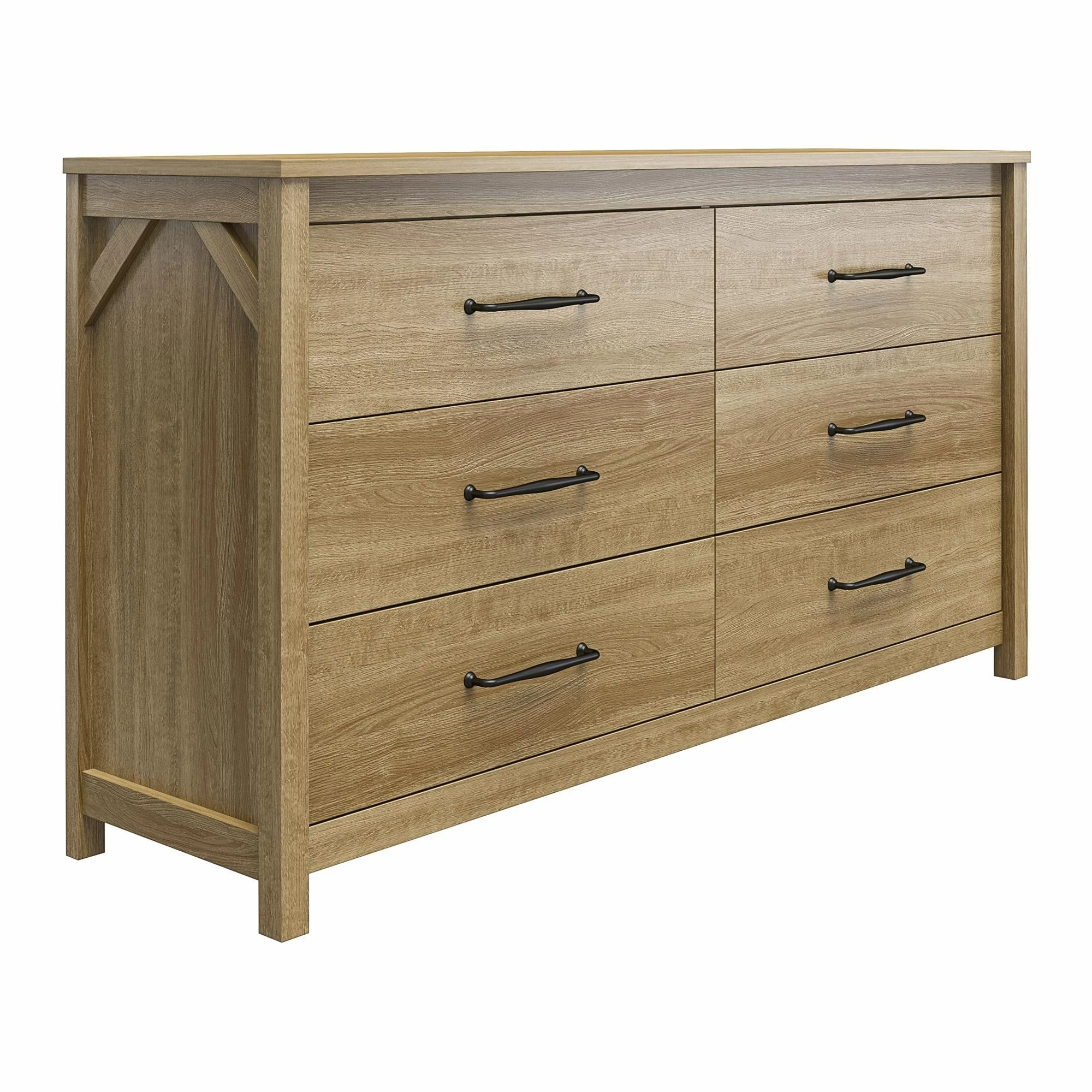 Cheapest β¨ Avenue Greene Augusta 6 Drawer Wide π Dresser Natural π€© - Image 14