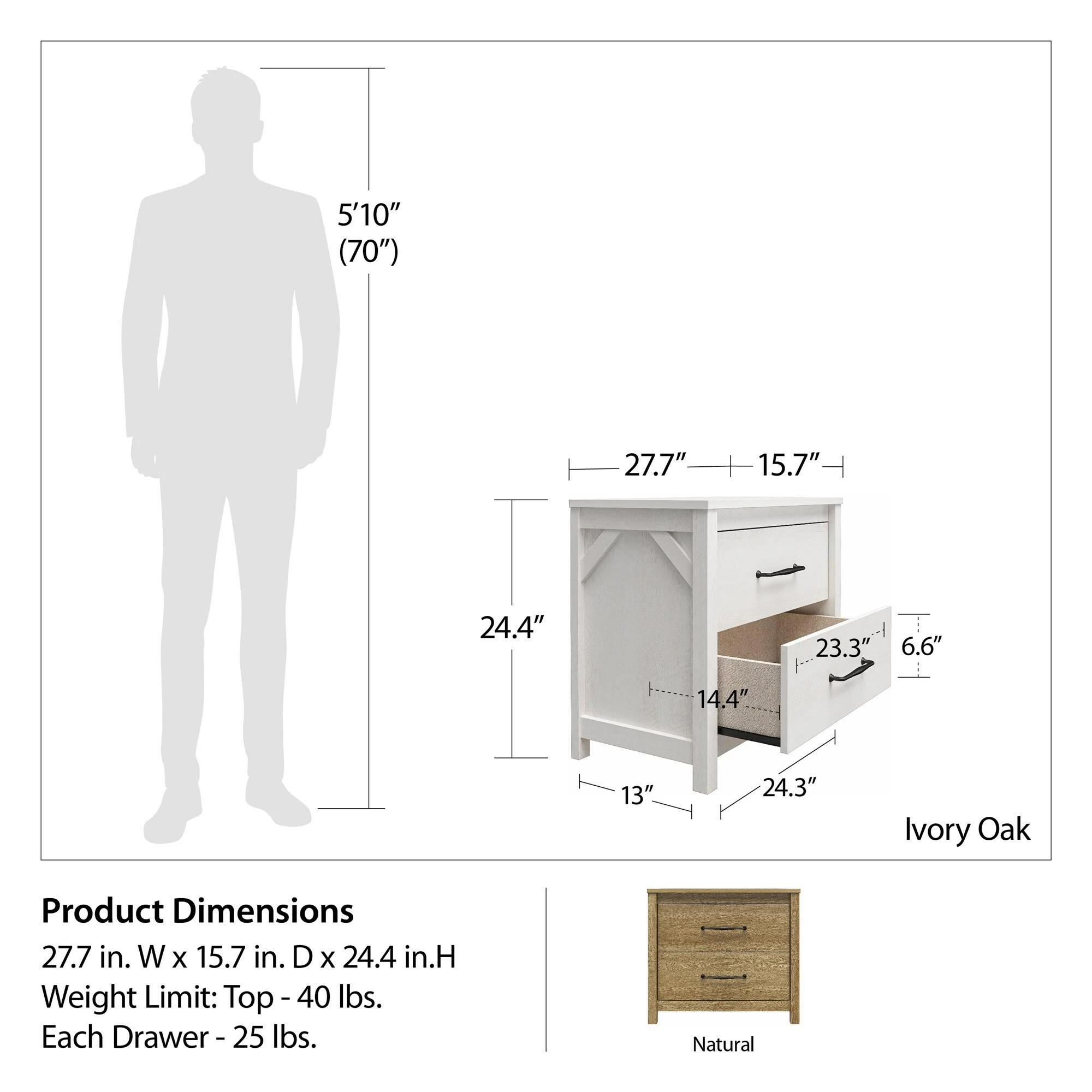 Coupon π Avenue Greene Augusta Nightstand Ivory Oak π₯ 14 Coupon π Avenue Greene Augusta Nightstand Ivory Oak π₯ - Image 12
