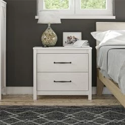 Coupon 🛒 Avenue Greene Augusta Nightstand Ivory Oak 🔥