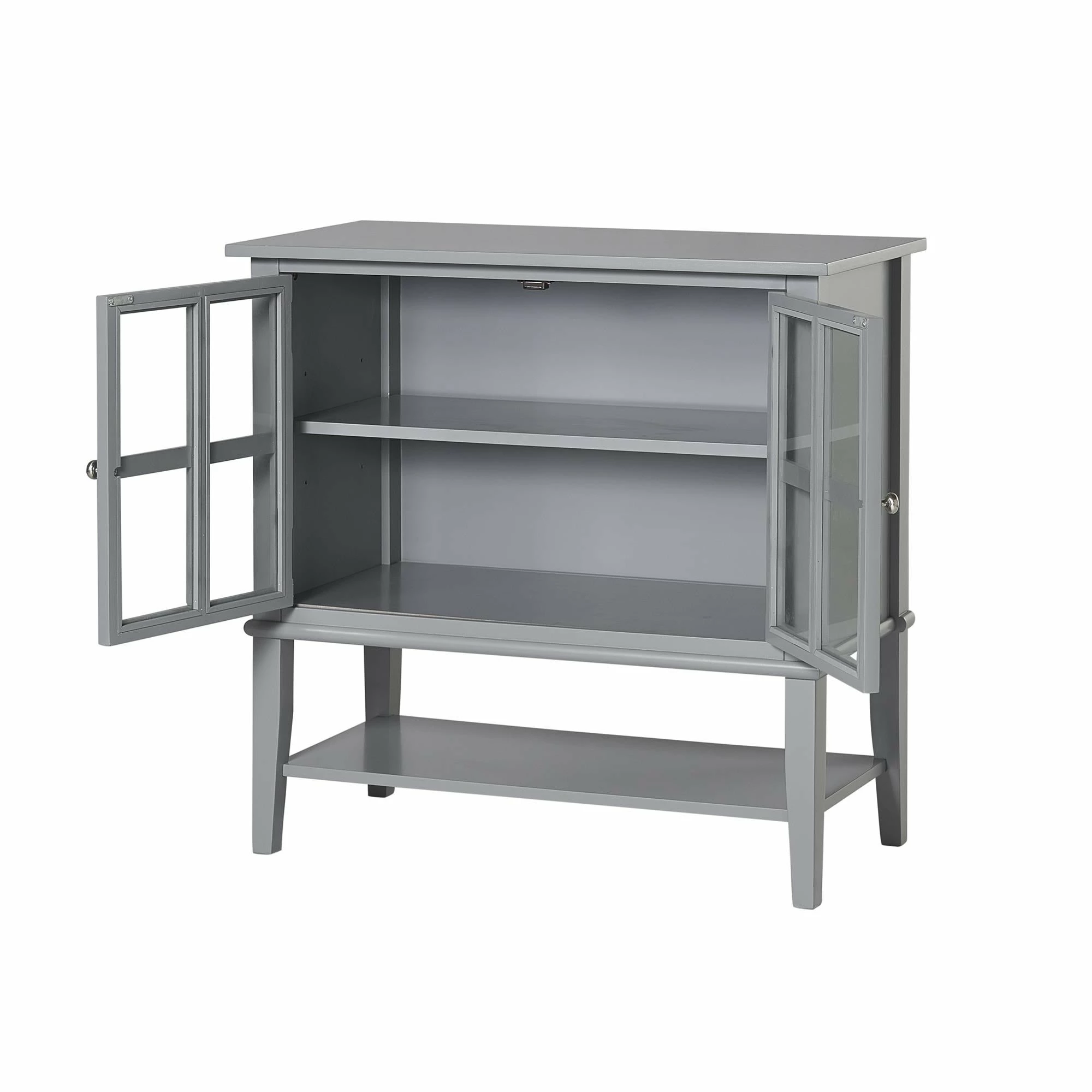 Budget ๐คฉ Avenue Greene Bantum 2-door Transitional Storage Cabinet Black ๐ - Image 3