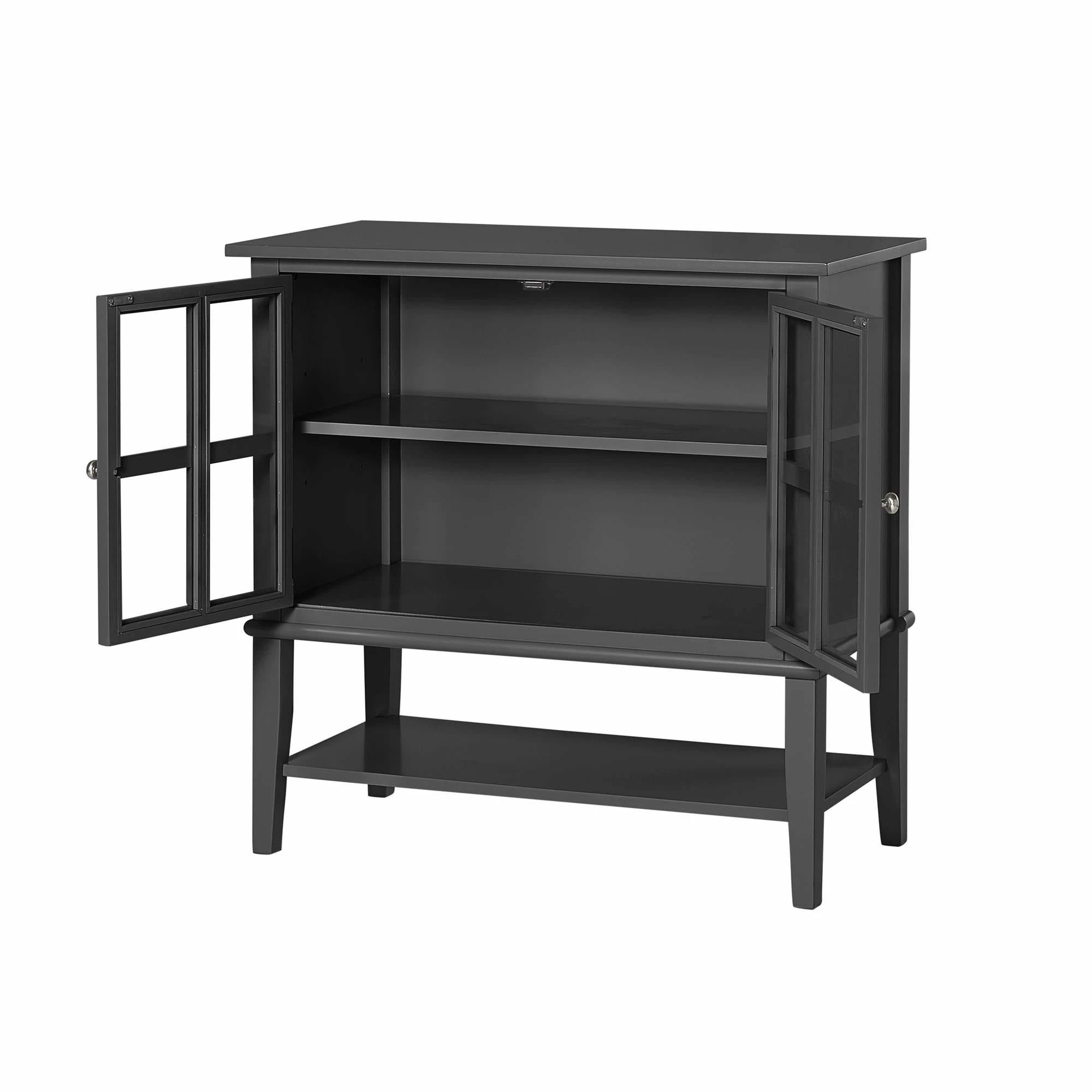 Budget ๐คฉ Avenue Greene Bantum 2-door Transitional Storage Cabinet Black ๐ - Image 10