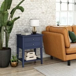 Hot Sale 😀 Avenue Greene Bantum 2-drawer Accent Table Taupe 👏