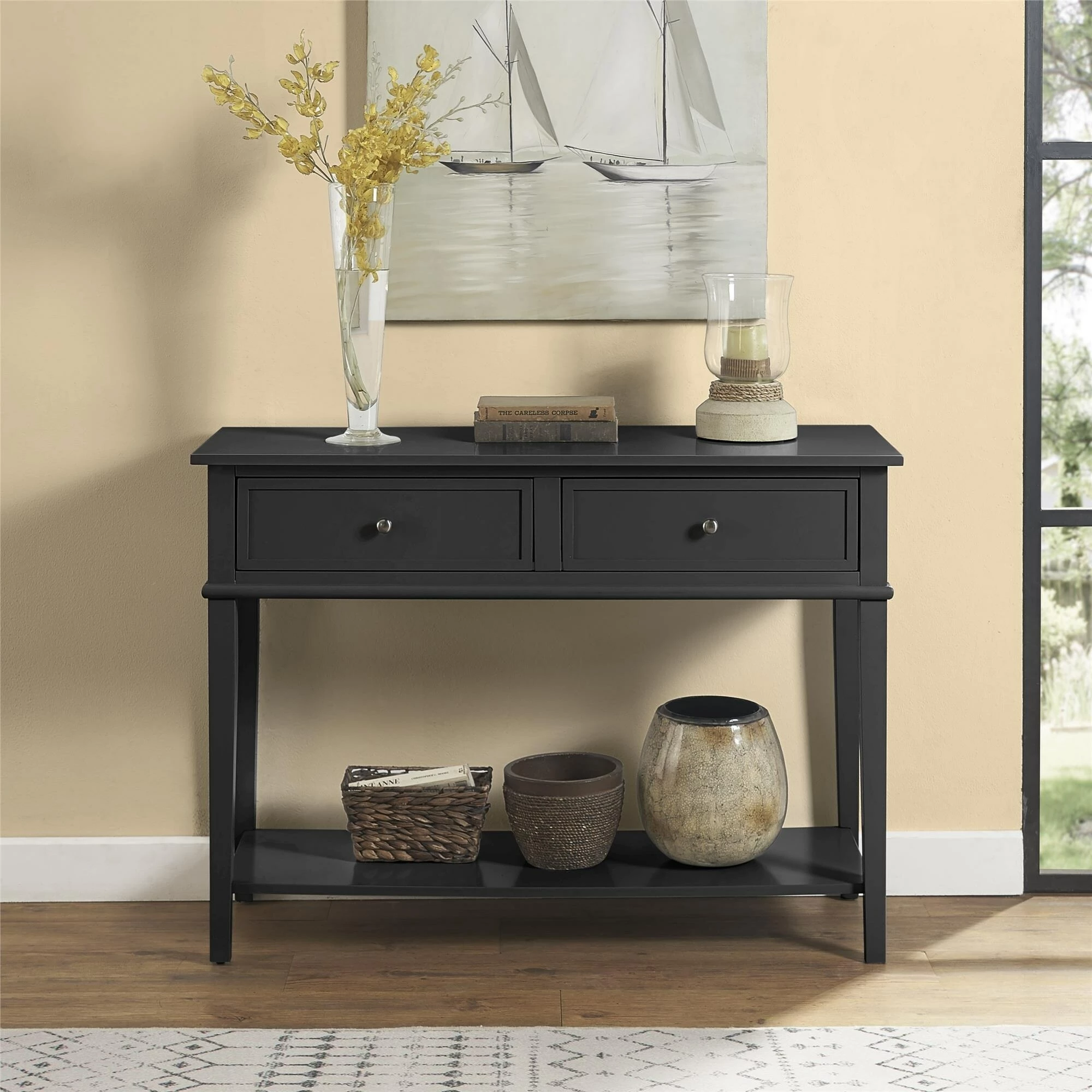Coupon π₯° Avenue Greene Bantum Console Table Soft White π 3 Coupon π₯° Avenue Greene Bantum Console Table Soft White π