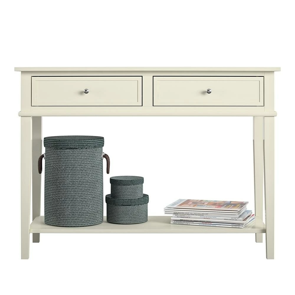 Coupon π₯° Avenue Greene Bantum Console Table Soft White π 6 Coupon π₯° Avenue Greene Bantum Console Table Soft White π - Image 4