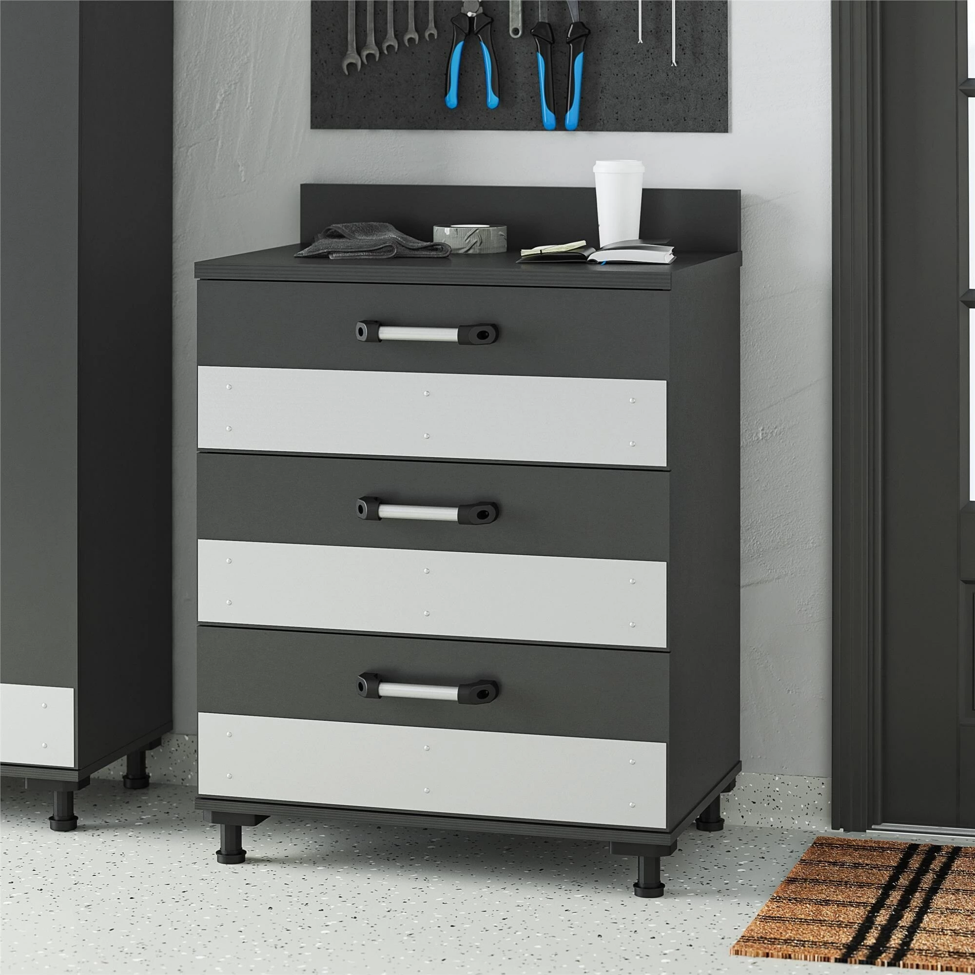 Hot Sale 🔔 Avenue Greene Barwood 3 Drawer Storage Cabinet 💯