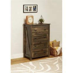 Discount 🔥 Avenue Greene Brecken Ridge Rustic 4-drawer 👗 Dresser 👍