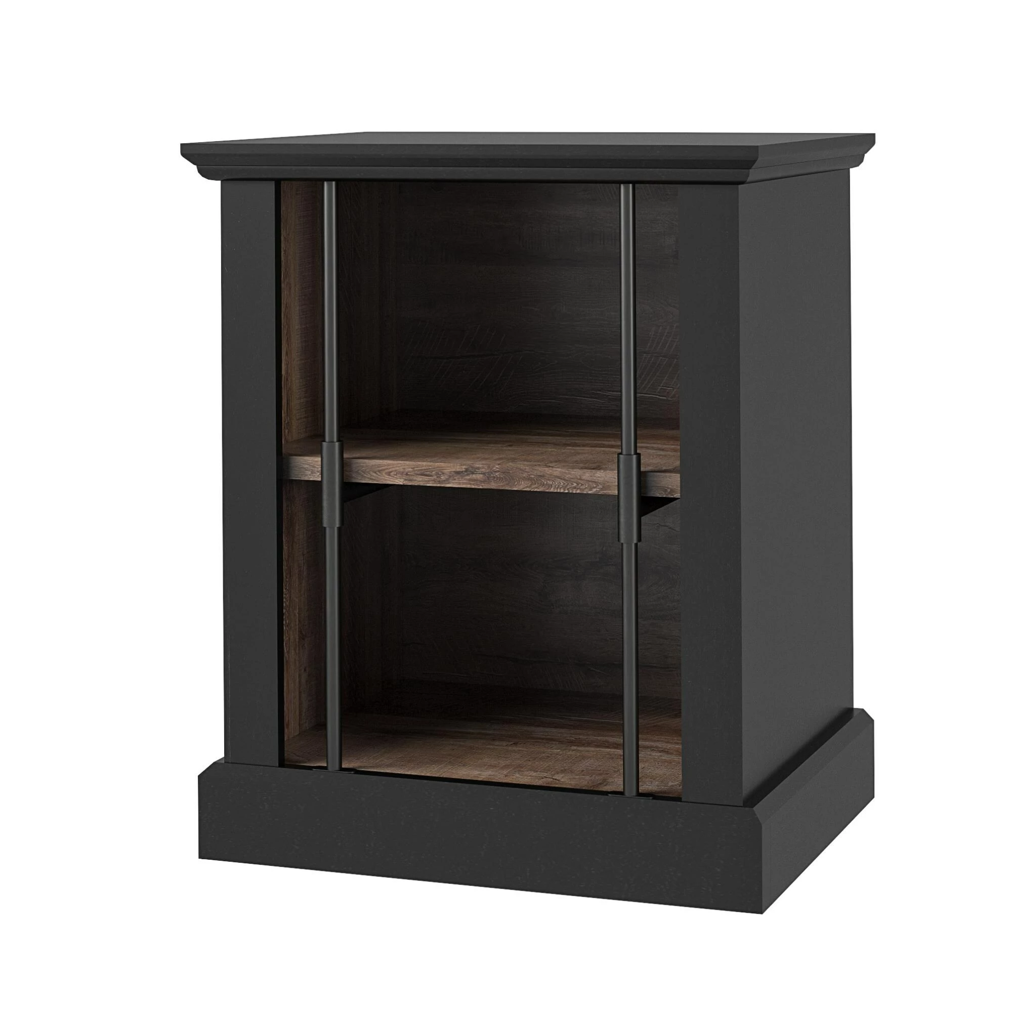 Budget ❤️ Avenue Greene Calavar Two-Toned Rustic End Table With 2 Open Shelves ⌛ - Image 10