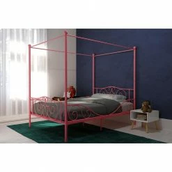 Cheapest 🌟 Avenue Greene Carmi Metal Bed Gold ⌛