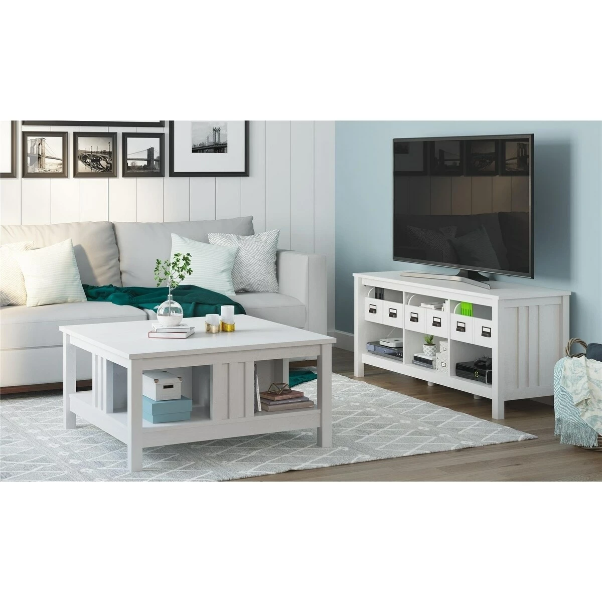 Hot Sale π Avenue Greene Chermoore TV Stand For TVs Up To 64 Inch Off-white π― 14 Hot Sale π Avenue Greene Chermoore TV Stand For TVs Up To 64 Inch Off-white π― - Image 12
