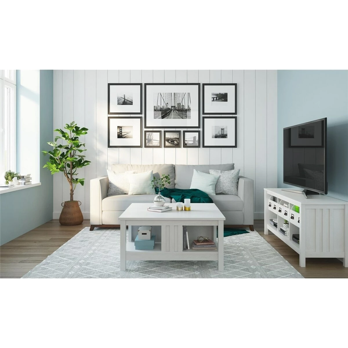 Hot Sale π Avenue Greene Chermoore TV Stand For TVs Up To 64 Inch Off-white π― 16 Hot Sale π Avenue Greene Chermoore TV Stand For TVs Up To 64 Inch Off-white π― - Image 14