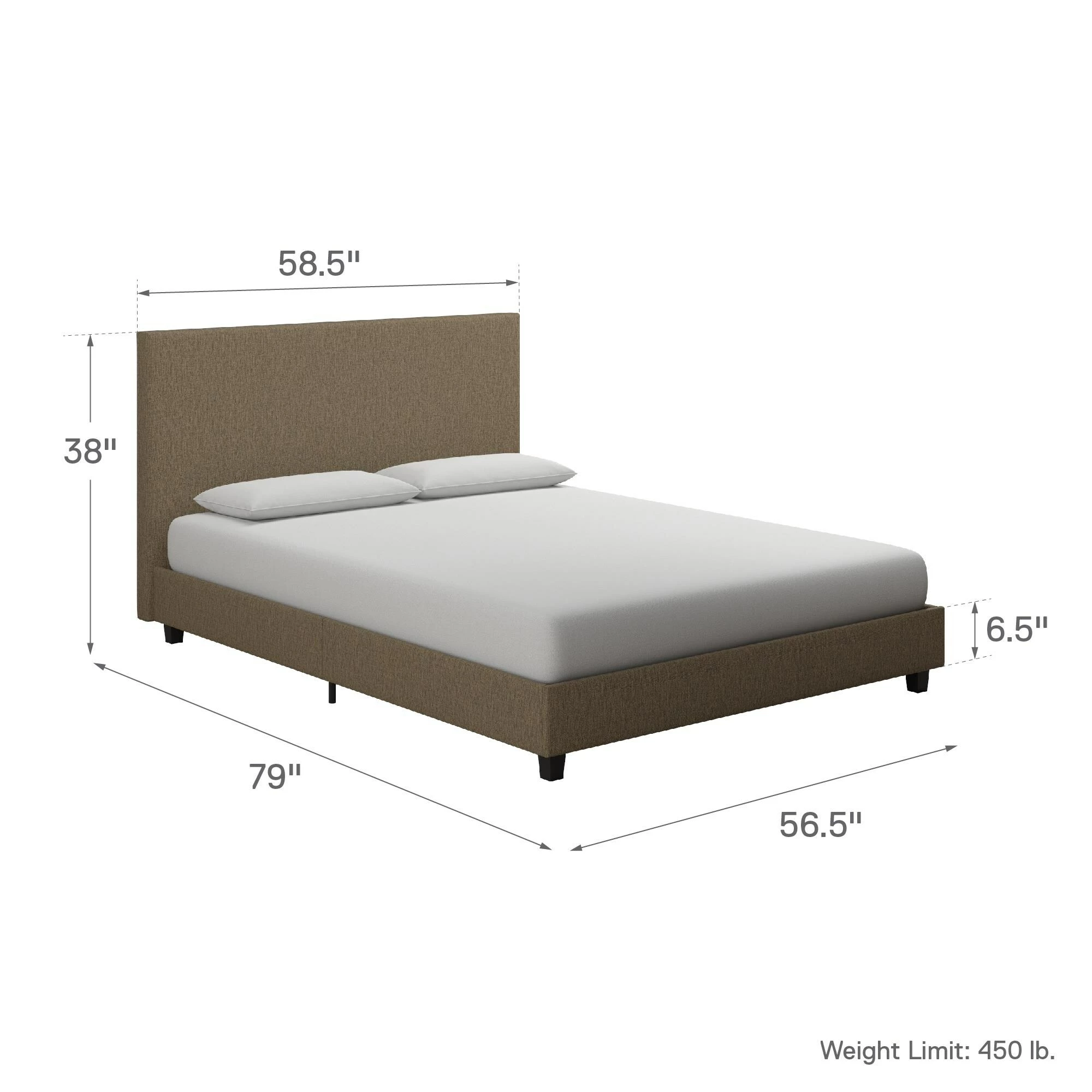 Coupon ๐ Avenue Greene Collen Upholstered Bed Black ๐ - Image 11