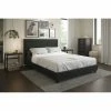 Coupon 👍 Avenue Greene Collen Upholstered Bed Black 🎁