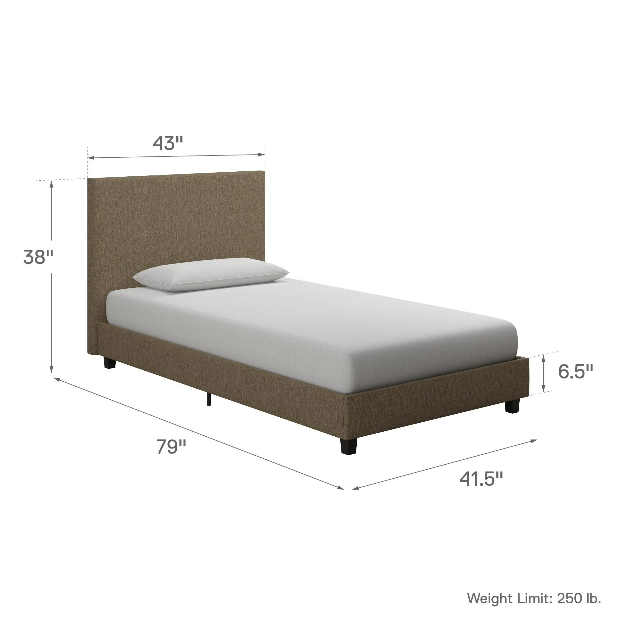 Coupon ๐ Avenue Greene Collen Upholstered Bed Black ๐ - Image 10