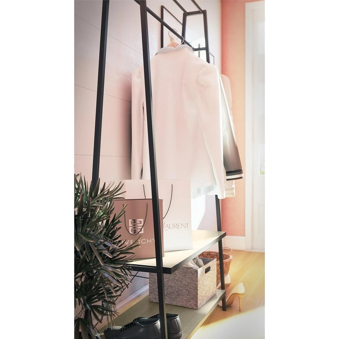 Wholesale ๐งจ Avenue Greene Danube Closet Storage Rack Pale Oak ๐ - Image 4