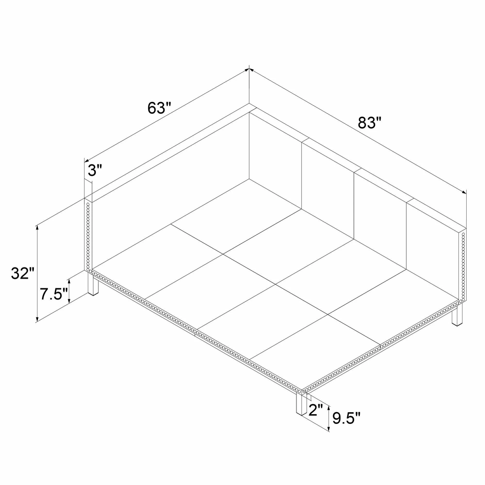 Cheapest 𧨠Avenue Greene Dayton Upholstered Daybed π₯° - Image 11