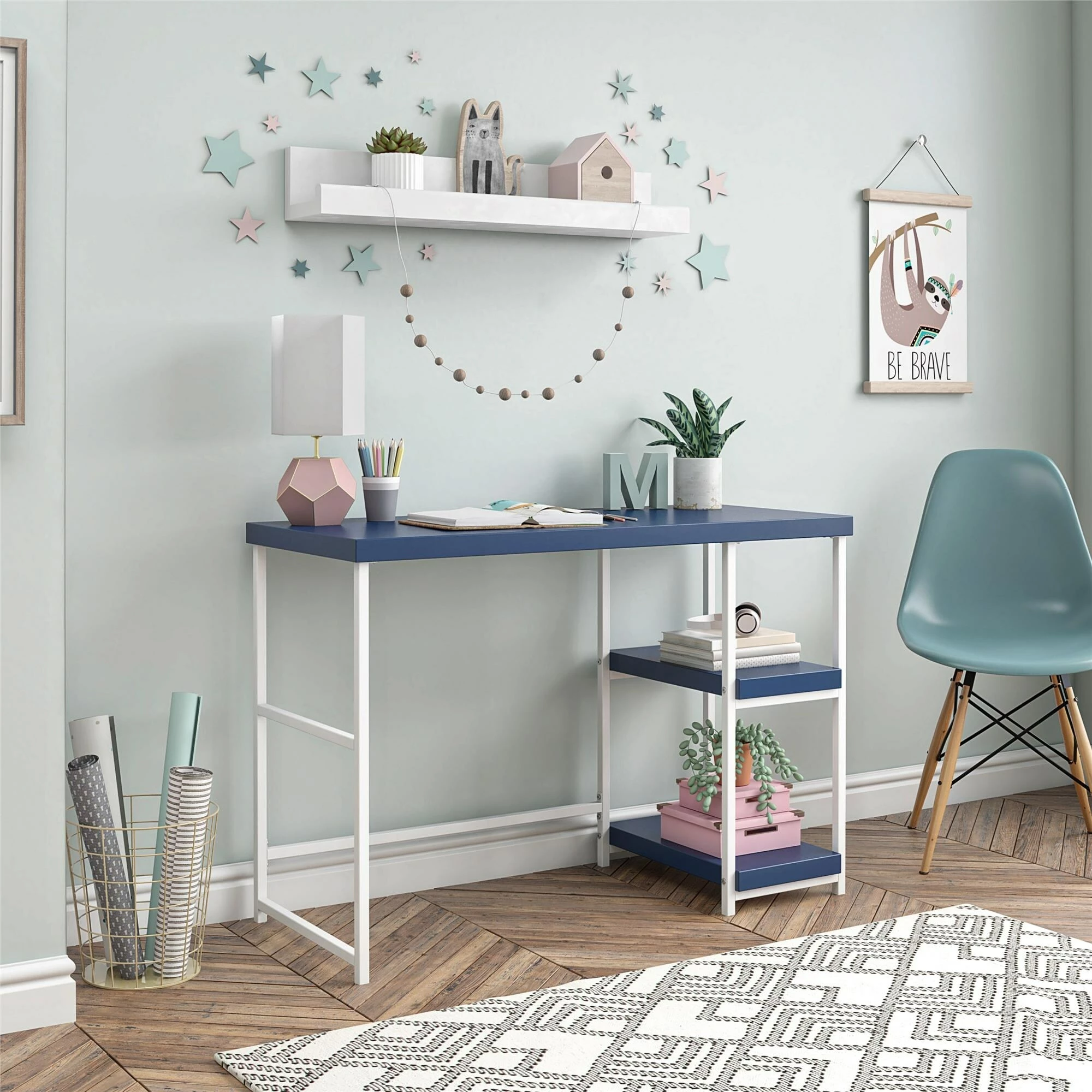 Top 10 ๐ Avenue Greene Faith Kids Desk With Reversible Shelves White/ Grey ๐ - Image 5