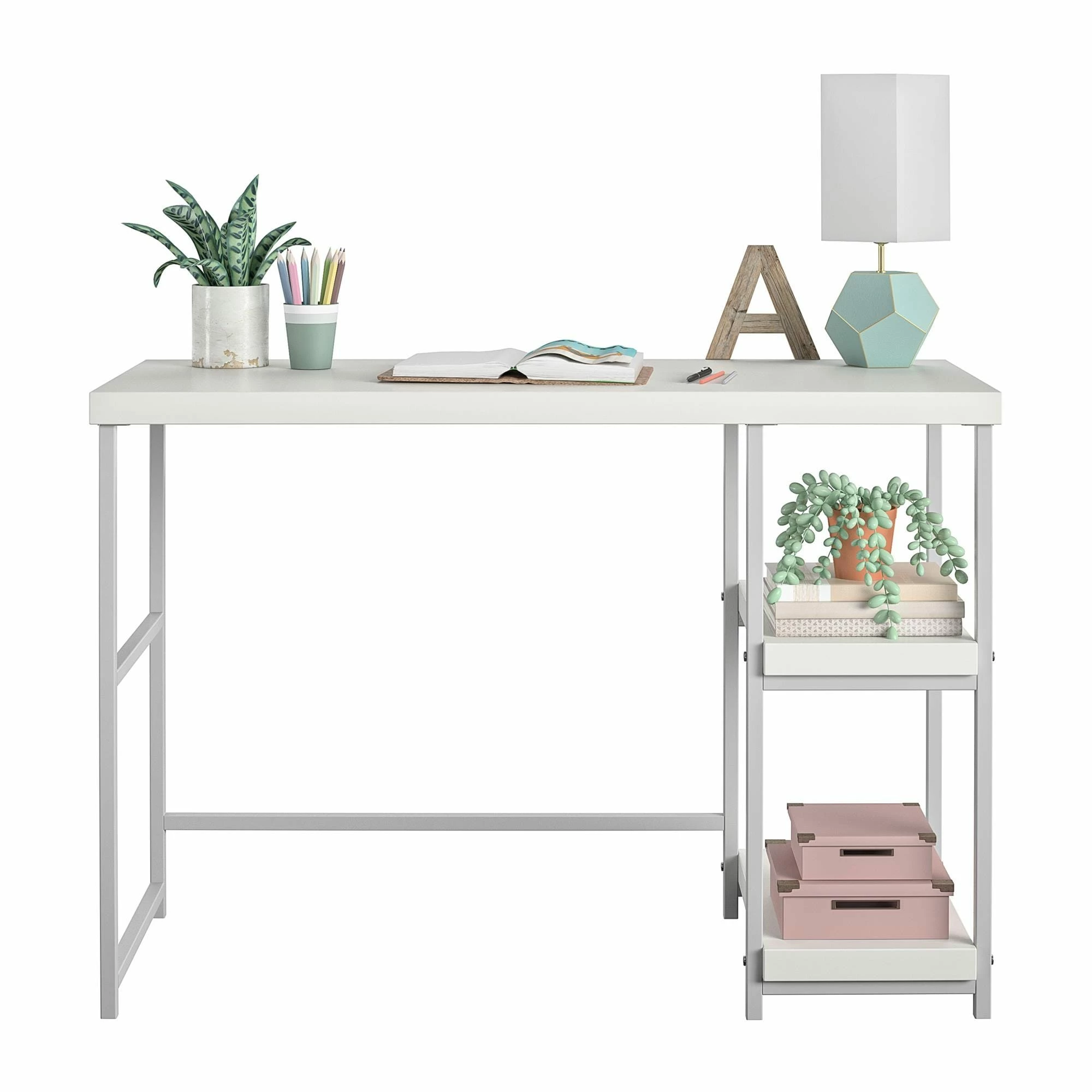 Top 10 ๐ Avenue Greene Faith Kids Desk With Reversible Shelves White/ Grey ๐ - Image 7