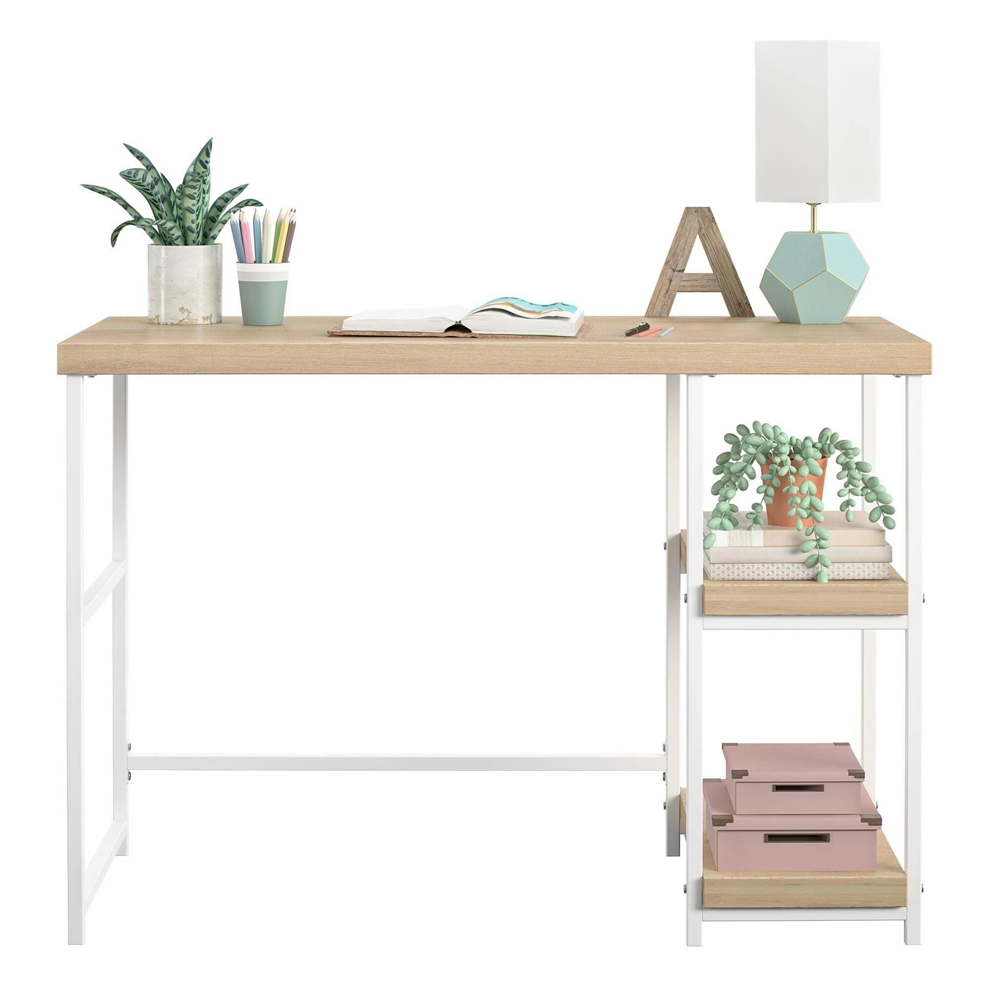 Top 10 ๐ Avenue Greene Faith Kids Desk With Reversible Shelves White/ Grey ๐ - Image 8