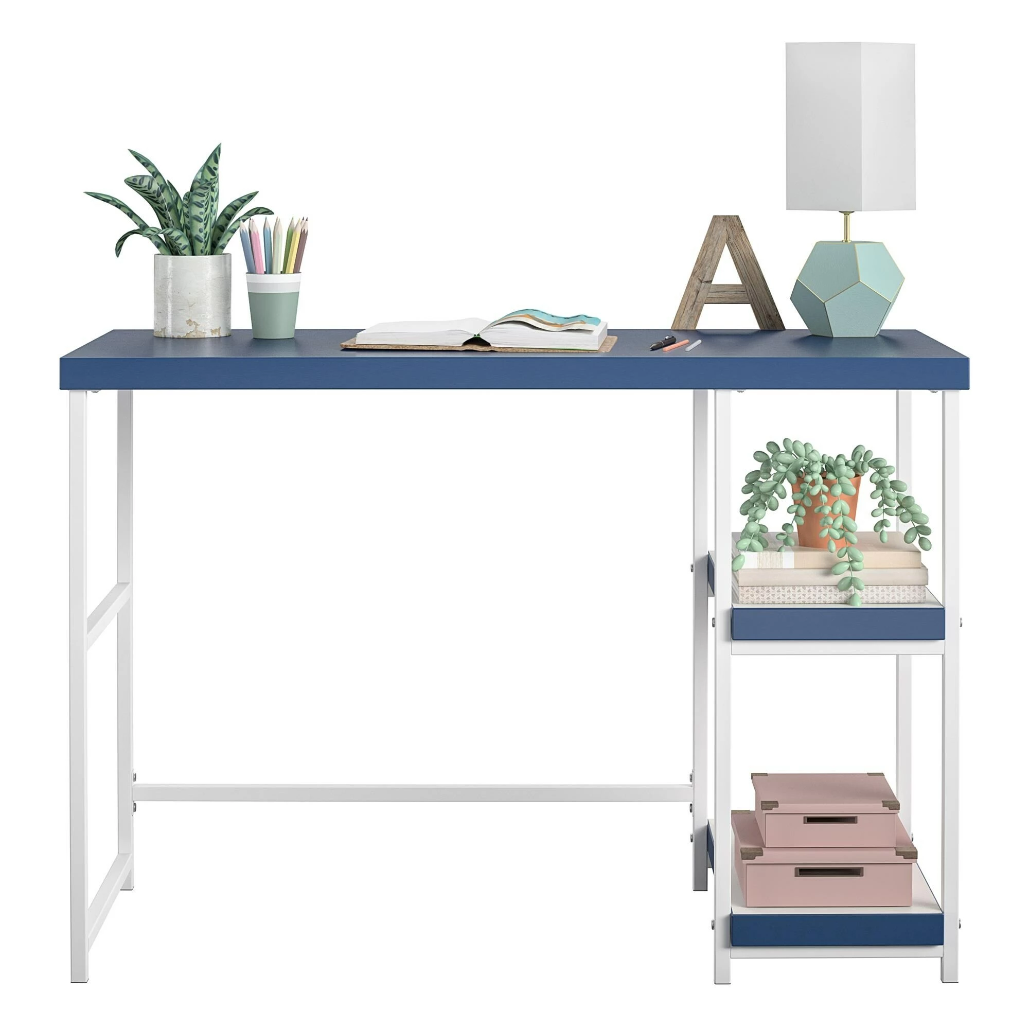Top 10 ๐ Avenue Greene Faith Kids Desk With Reversible Shelves White/ Grey ๐ - Image 9