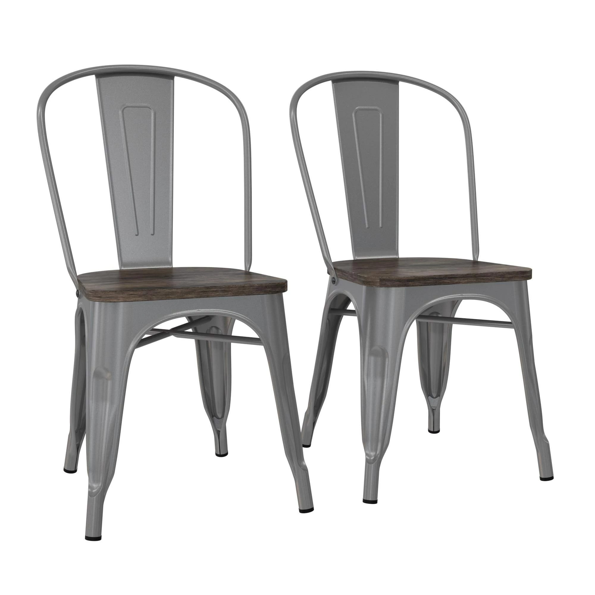Deals π Avenue Greene Filipa Metal Dining Chair With Wood Seat (Set Of 2) π - Image 15