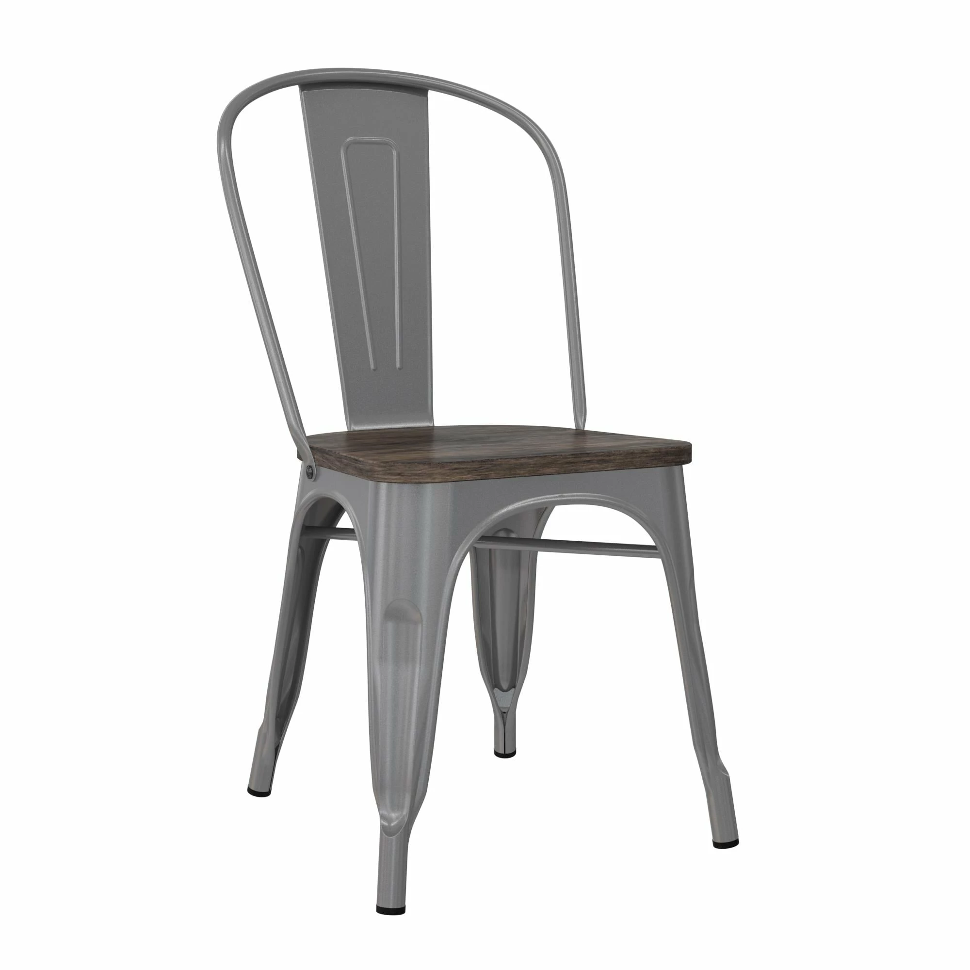 Deals π Avenue Greene Filipa Metal Dining Chair With Wood Seat (Set Of 2) π - Image 3