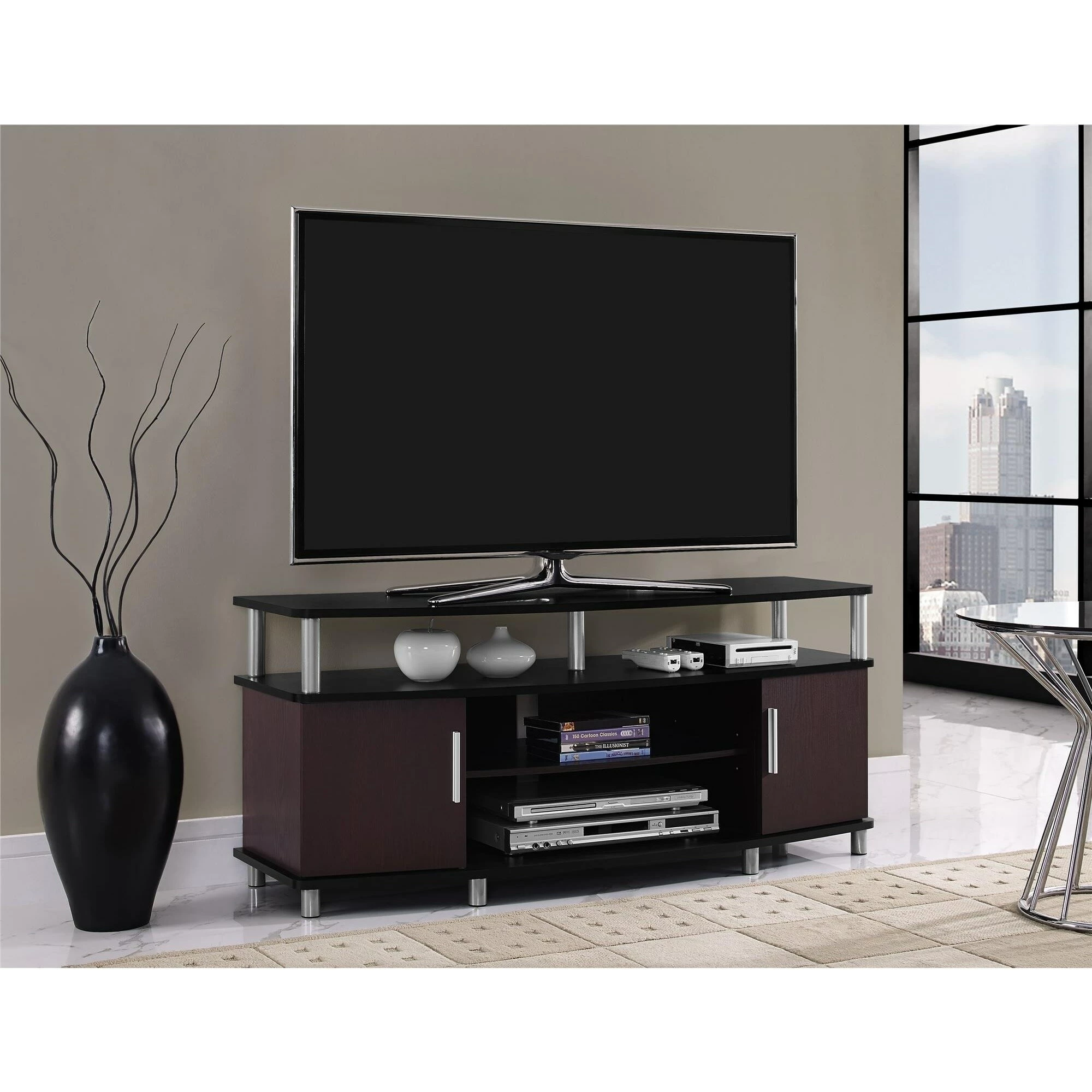 Buy βοΈ Avenue Greene Ford Cherry/ Black 50-inch TV Stand π― 6 Buy βοΈ Avenue Greene Ford Cherry/ Black 50-inch TV Stand π― - Image 4