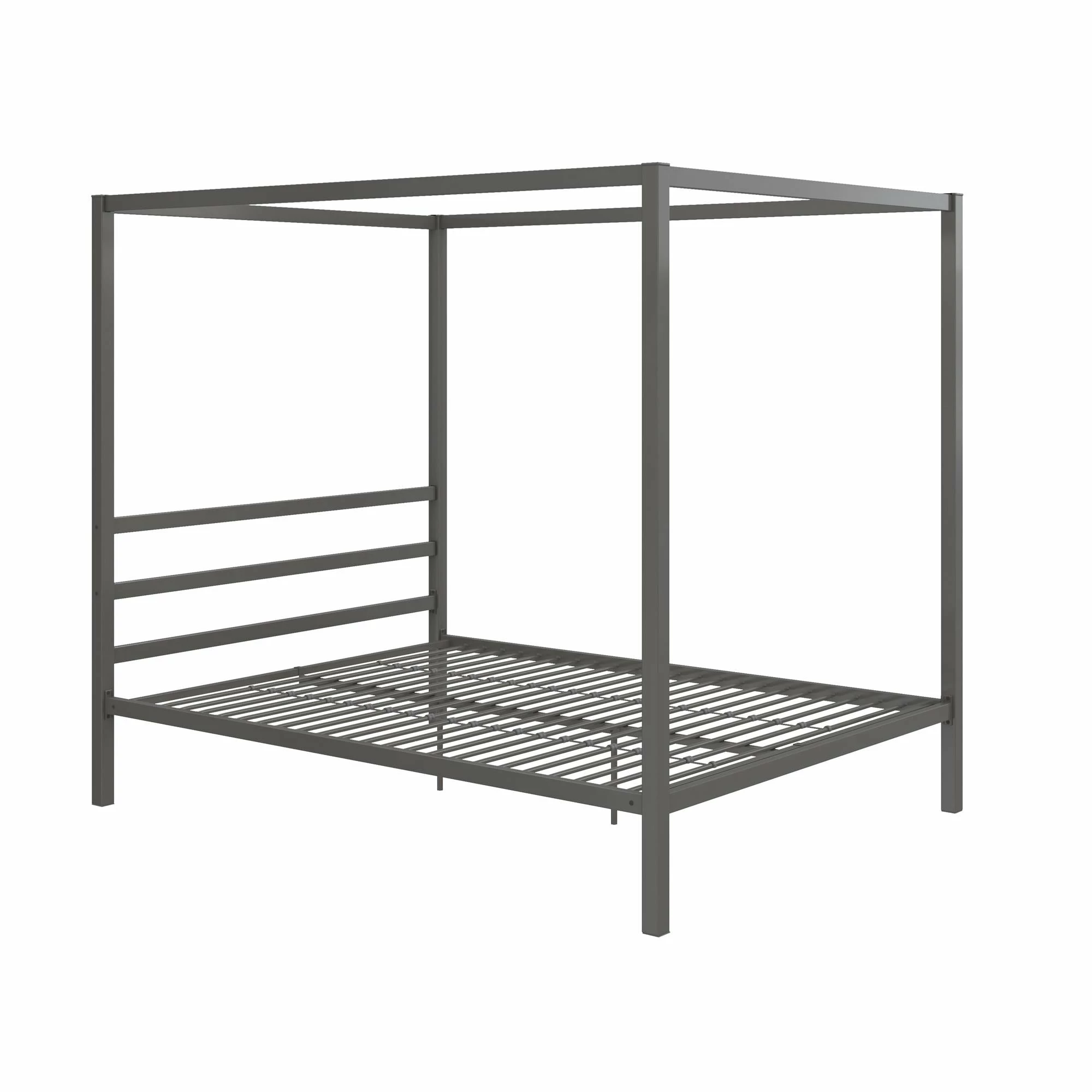 Flash Sale π€© Avenue Greene Gia Grey Metal Canopy Bed π - Image 7