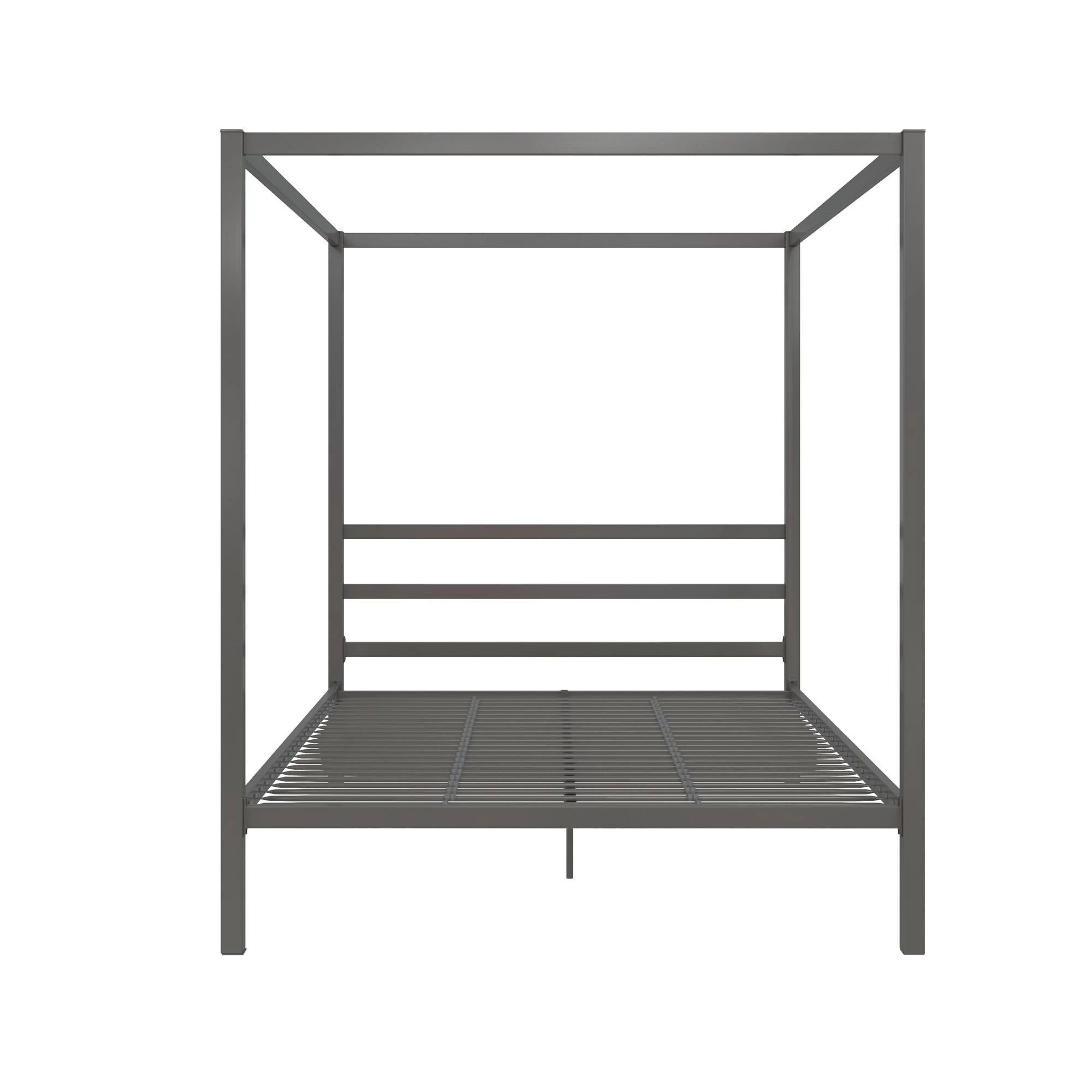 Flash Sale π€© Avenue Greene Gia Grey Metal Canopy Bed π - Image 9