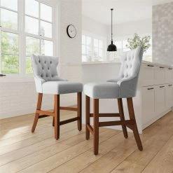 Hot Sale 💯 Avenue Greene Janna Counter Stool (Set Of 2) Navy 🥰 -Avenue Greene Shop Avenue Greene Janna Counter Stool 28Set of 229 2