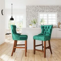 Hot Sale 💯 Avenue Greene Janna Counter Stool (Set Of 2) Navy 🥰 -Avenue Greene Shop Avenue Greene Janna Counter Stool 28Set of 229 5
