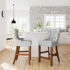 Hot Sale 💯 Avenue Greene Janna Counter Stool (Set Of 2) Navy 🥰 -Avenue Greene Shop Avenue Greene Janna Counter Stool 28Set of 229 6