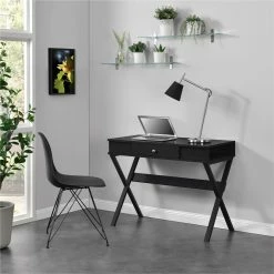 Brand new 🤩 Avenue Greene Jayden Lane Campaign Computer Desk Black 🥰