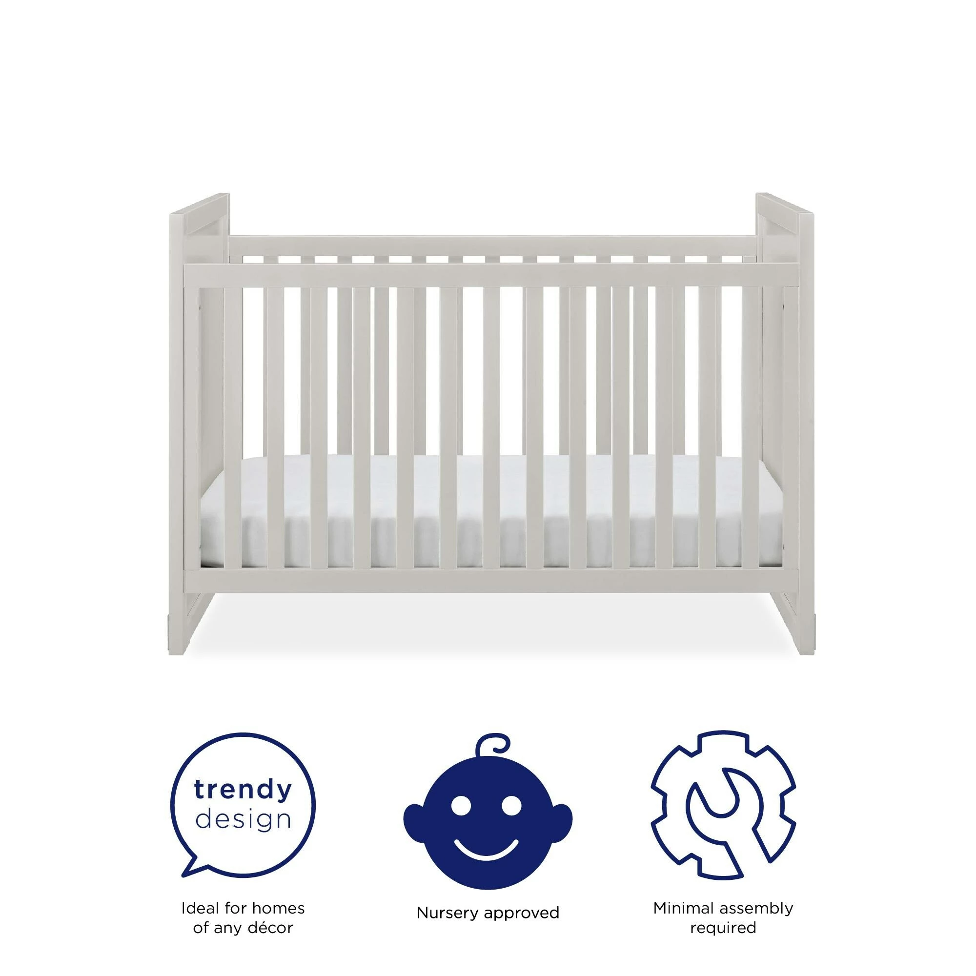 Discount π₯° Avenue Greene Jordan 2-in-1 Convertible Crib Soft Grey π 13 Discount π₯° Avenue Greene Jordan 2-in-1 Convertible Crib Soft Grey π - Image 12