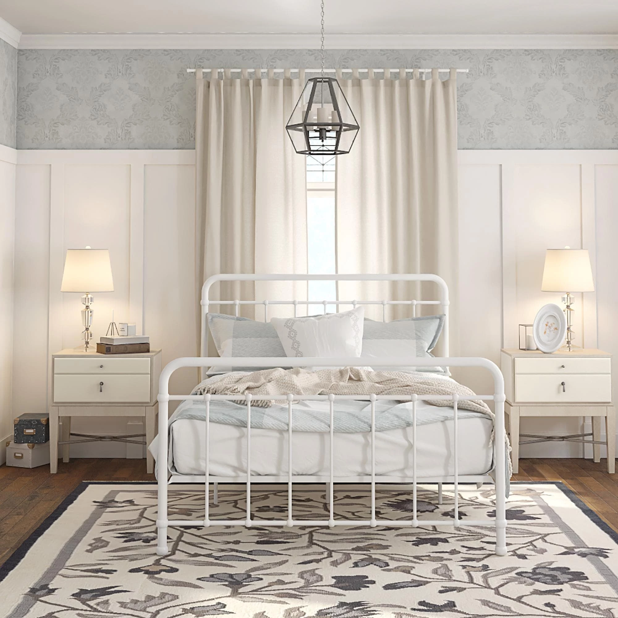 Coupon π Avenue Greene Kate Metal Bed White π― - Image 4