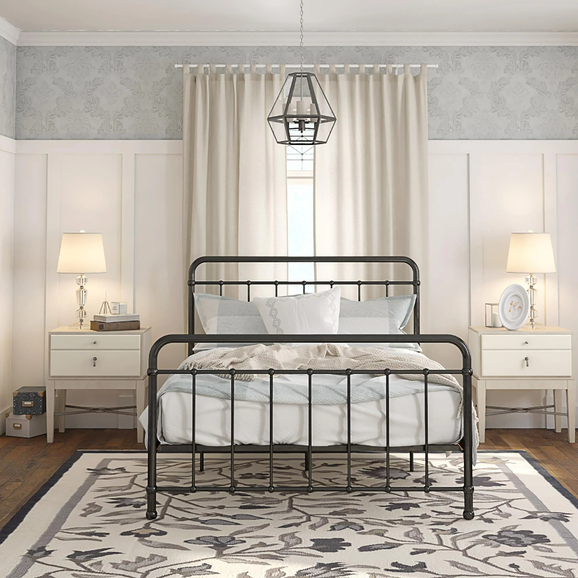 Coupon π Avenue Greene Kate Metal Bed White π― - Image 5