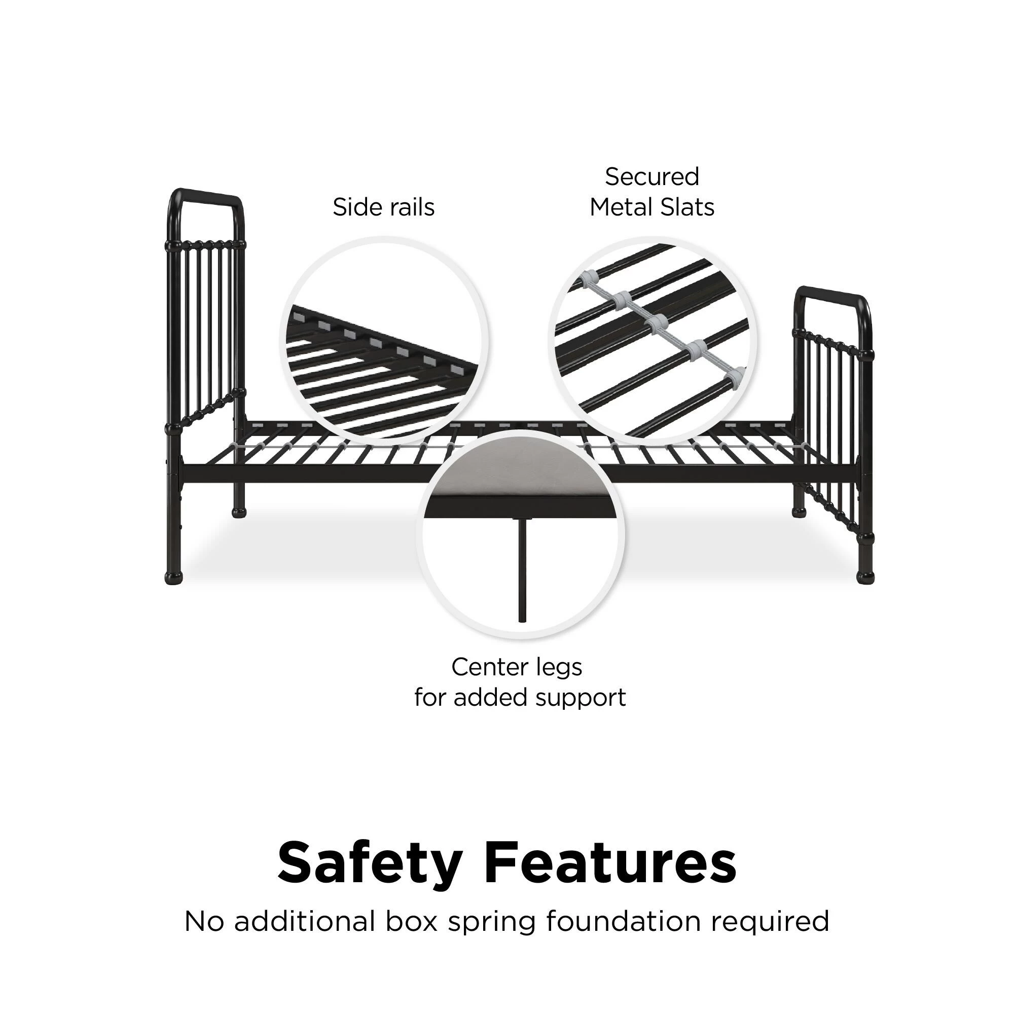 Coupon π Avenue Greene Kate Metal Bed White π― - Image 7