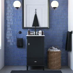 Promo ❤️ Avenue Greene Konnor 18 Inch Bathroom Vanity 👍