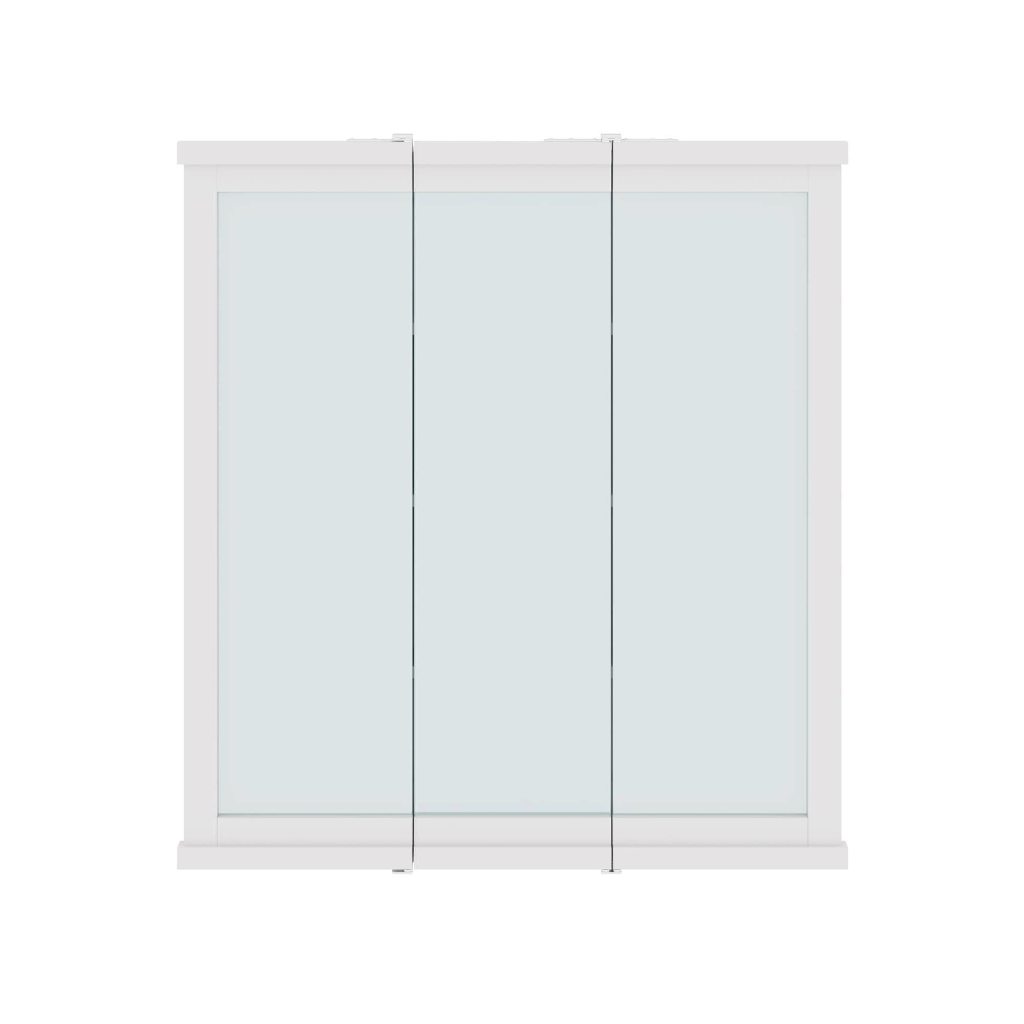 Cheap π Avenue Greene Konnor Bathroom 3 Door Mirrored Medicine Cabinet Grey π - Image 11