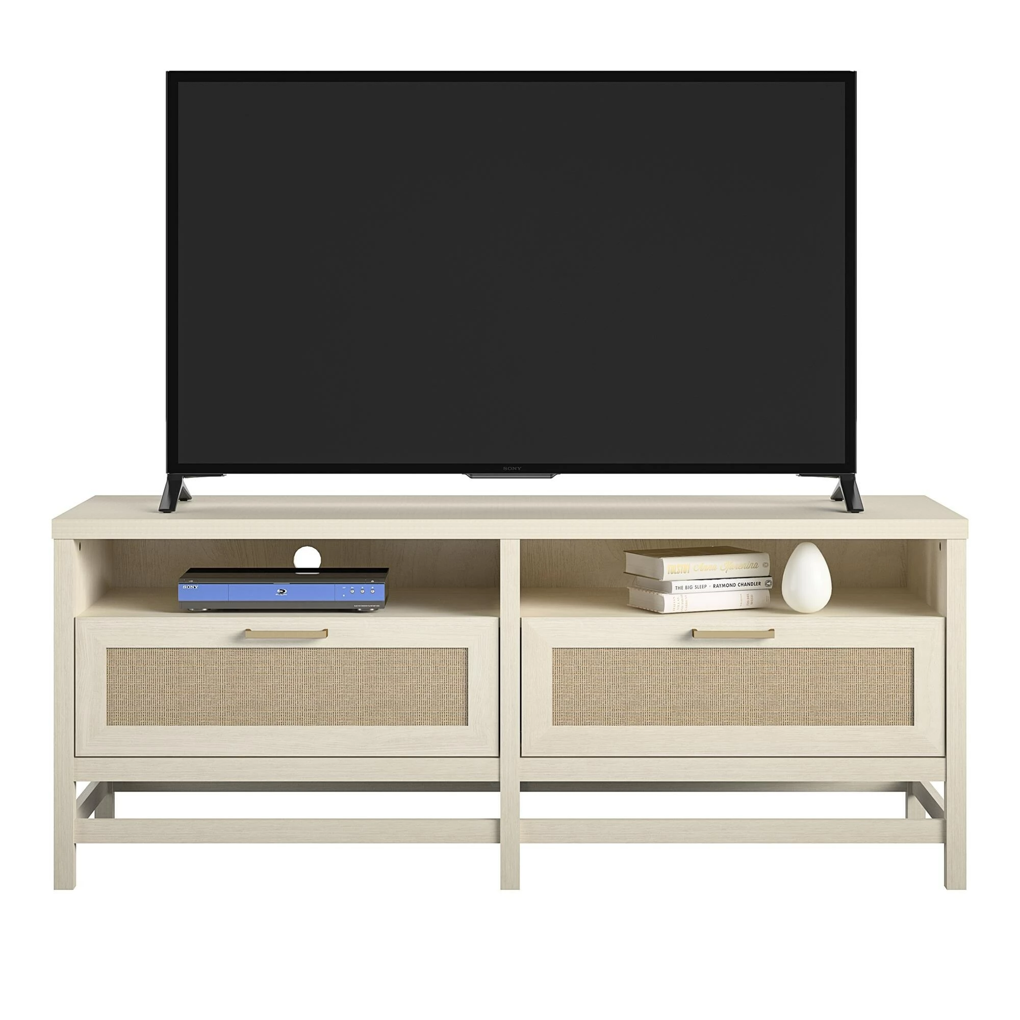Best Pirce π― Avenue Greene Leeds TV Stand For TVs Up To 60 Inches 𧨠- Image 3