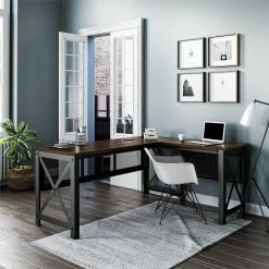 Brand new 🛒 Avenue Greene Leighton L Desk With Lift Top 🔔