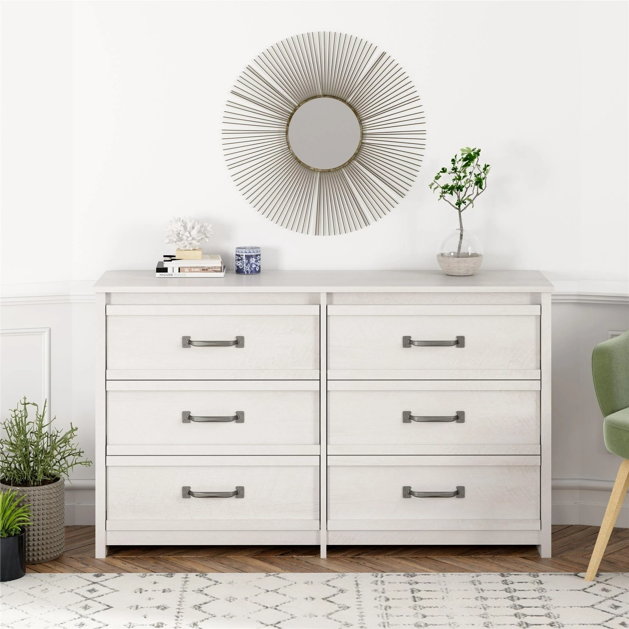Best Sale ๐ฅ Avenue Greene Leland 6 Drawer ๐ Dresser ๐