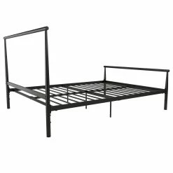 Brand new 💯 Avenue Greene Liane Industrial Minimalist Metal Platform Bed Black 🎁 -Avenue Greene Shop Avenue Greene Liane Metal Bed 11