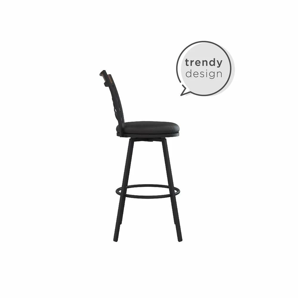 Cheap π Avenue Greene Livie Upholstered Swivel Bar Stool (Set Of 3) - N/A β¨ 6 Cheap π Avenue Greene Livie Upholstered Swivel Bar Stool (Set Of 3) - N/A β¨ - Image 4