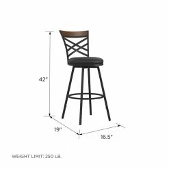 Cheap π Avenue Greene Livie Upholstered Swivel Bar Stool (Set Of 3) - N/A β¨ 21 Cheap π Avenue Greene Livie Upholstered Swivel Bar Stool (Set Of 3) - N/A β¨ -Avenue Greene Shop Avenue Greene Livie Upholstered Swivel Bar Stool 28Set of 329 4